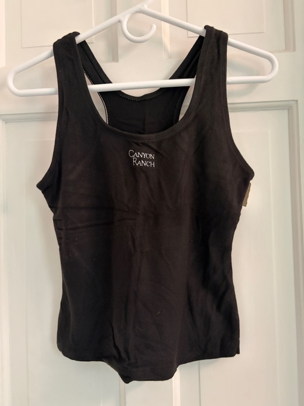 NEW! Canyon Ranch Black Racerback Tank Top